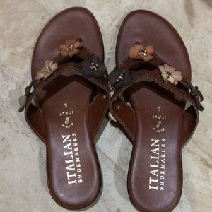 Italian Shoemakers sandals floral